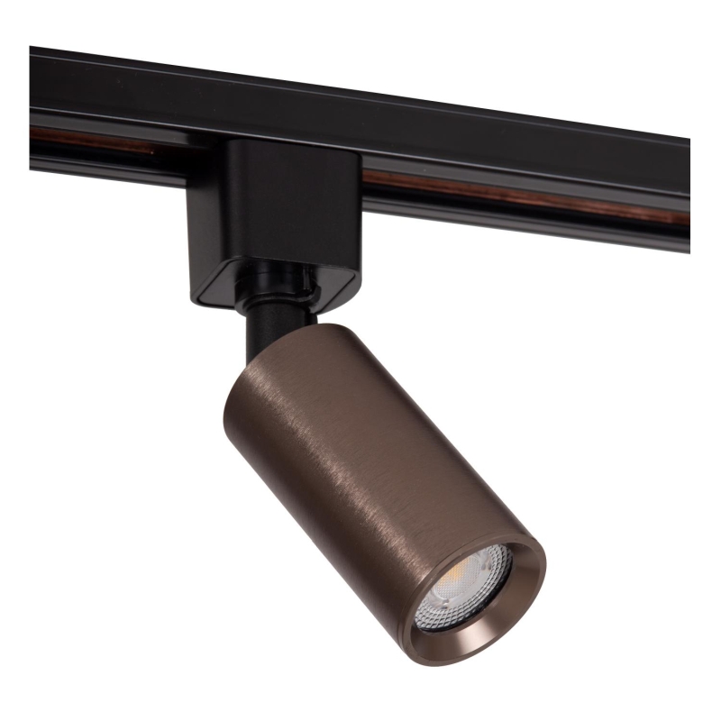 Lucide TRACK RITMO Track spot - 1-circuit Track lighting system - 1xGU10/MR11 - Coffee (Extension)